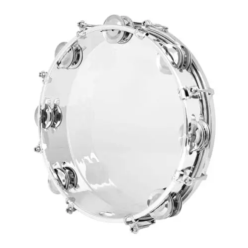 Produktbild: DRESSOOS Hand-tamburin Für Kinder Und Erwachsene Musikalische Party-requisite – Handtrommel-spielzeug Für Kinder – Pädagogisches Musikinstrument