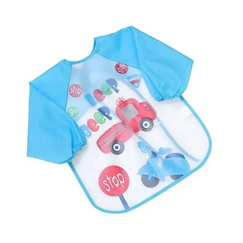 Produktbild: DRESSOOS Kinderkittel Backschürze Für Kinder Kinderkunst Kittel Schürze Ärmelschürze Malschürze Für Kleinkinder Kunstschürze Kinder-overalls Kinderschürze Glasur Umgekehrter Verschleiß Baby