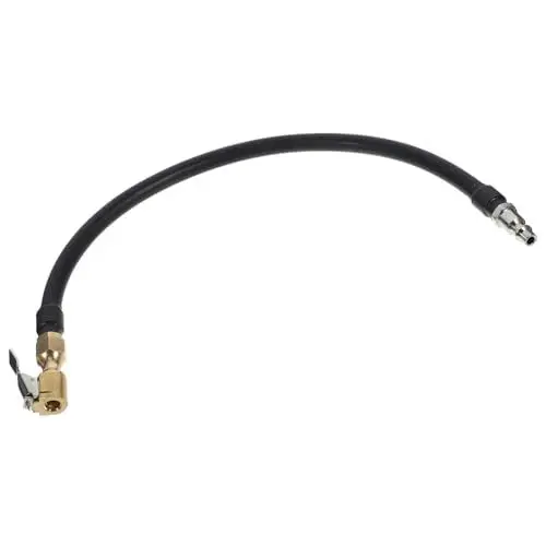 Produktbild: DRESSOOS Luftpumpe Reifenfüllanschluss Autozubehör Universeller Inflatorschlauch Adapter Für Fahrradschläuche Rohrluftwerkzeug Reifenventil Verbindungsrohr Universeller Inflator-Kompressor Stahl