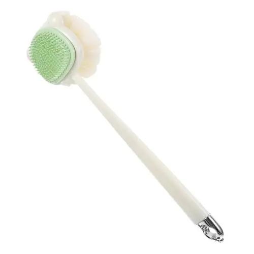 Produktbild: DRESSOOS Badebürste Mit Langem Griff Rückenschrubber Doppelseitige Duschbürste Badebürste Badepeelingbürste Für Dusche Rückenbürste Mit Langem Griff Duschbürste Für Rücken