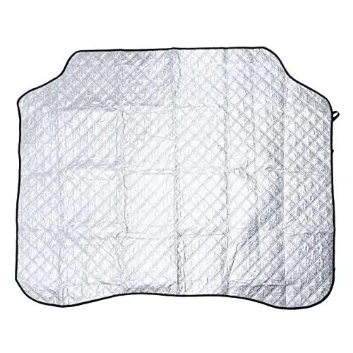 Produktbild: DRESSOOS Schneedecke Sonnenfänger Fenstermarkise Sonnenschutzrollos Für Fenster wasserdichte Windschutzscheibenabdeckung Windschutzscheibenabdeckungen Im Winter Aluminiumfolie Silver