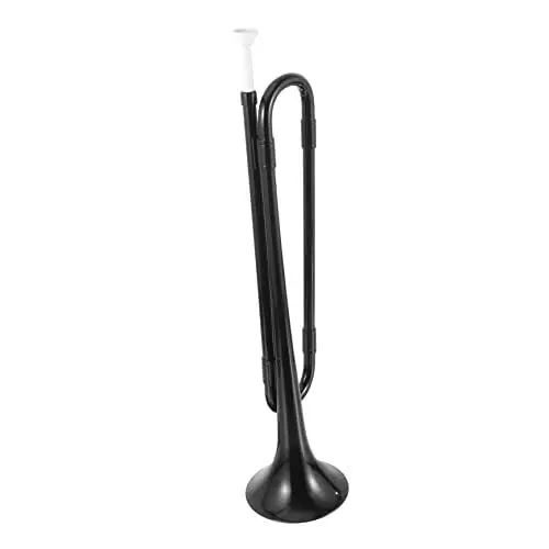 Produktbild: DRESSOOS Trompete Instrument B-trompete Blechbläser Jubelnde Requisiten Anfänger Trompete Horn Für Schulmannschaft Studenten-instrument Kinderhorn Amateur-horn Geräuschspielzeug Black Abs