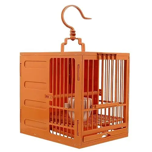 Produktbild: DRESSOOS Reisekäfig Für Vögel Vogelhaus Hohldesign Papageien-futterhaus Für Zuhause Tragbarer Vogelkäfig Für Papageien