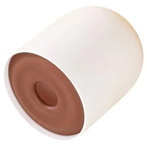 Produktbild: DRESSOOS klopapierständer toilettenpapierständer toiletten papierhalterung runder Taschentuchspender Organisator aus Papier Papiertuchspender Taschentuchhalter für den Schreibtisch Abs Weiß
