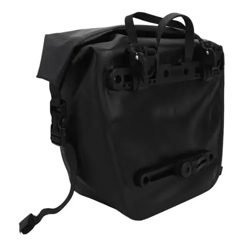 Produktbild: Drfeify Fahrrad-Gepäckträgertasche, 840D-Nylon-beschichtete wasserdichte TPU-Folie, Rücksitz-Aufbewahrungstasche für den Kofferraum, für Radfahren, Pendeln auf der Straße, Mountainbike