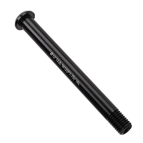 Produktbild: Drfeify Fahrradnaben Rohrwelle, Aluminiumlegierung Fahrradnaben Rohrwelle Schnellspanner Fahrradnabe Rohrachse Fahrradzubehör (Φ12*122L*M12(P1,75)*16L)