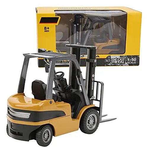 Produktbild: Drfeify Legierungs-Gabelstapler-Modell, 1:50 Technisches Fahrzeugspielzeug mit Heimdekoration und Modellauto-Sammlung für Erwachsene
