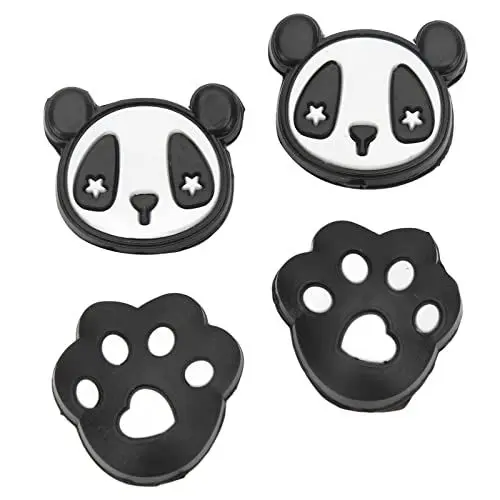 Produktbild: Drfeify Silica-Dämpfer für Tennisschläger, Tennis-Stoßdämpfer, Tennisschläger-Dämpfer, Vibrationsdämpfer (Panda- und Klauenform)