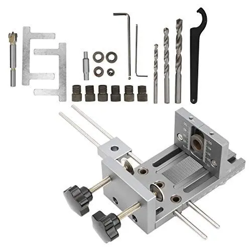 Produktbild: Drilling Locator Tool Kit Hochpräzises Dübelset mit Positionierungsclip für Puncher Locator Zimmerei