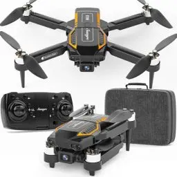 Produktbild: Drohne mit Dual HD Kamera für Kinder, 720P WiFi Live-Übertragung, Handtasche, Waypoint Fly, Headless-Modus, 3D-Flips & Bürstenloser Motor, Drohne mit Kamera für Kinder & Erwachsene