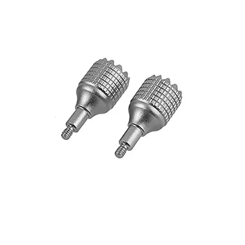 Produktbild: Drohnen-Controller-Sticks, Hochempfindliches, Abriebfestes Kupfer, 2 Stück Drohnen-Fernbedienungs-Joystick, Komfortable Handberührung, rutschfest, Austauschbar (Silver)