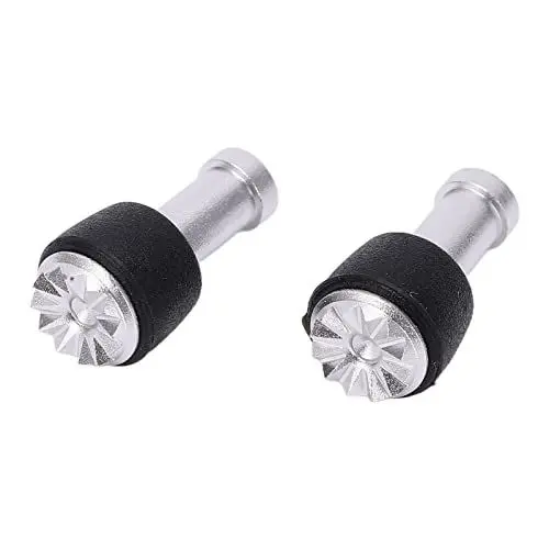 Produktbild: Drohnen-Fernbedienungswippe, ergonomisches Leichtgewicht 1 Paar Aluminiumlegierung Drohnen-Controller-Joysticks Silber für X8 Mini