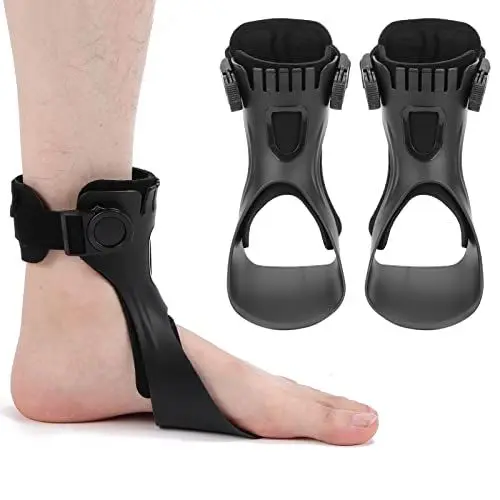Produktbild: Drop Foot Brace, Soft AFO Foot-up Orthese Light Balance Drop Foot Brace Fuß Drop Orthese Knöchelbandage Unterstützung für Schuhe Gehen(M-Links)