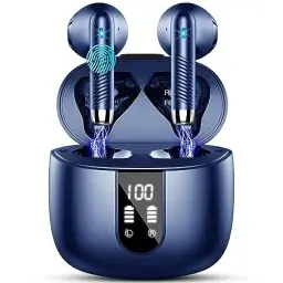 Produktbild: Drsaec Bluetooth Kopfhörer, In Ear Kopfhörer Kabellos Bluetooth 5.3 Kabellose Kopfhörer mit 4 Mic, 2023 Neue ENC Noise Cancelling Wireless Earbuds 48H Tiefer Bass, IP7 Wasserdicht Ohrhörer USB-C