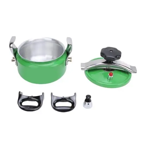 Produktbild: Druck-Kochtopf mit Doppeltem, Aluminiumlegierung, Großes Fassungsvermögen, Leicht zu öffnen und zu Schließen, Druck-Einmachtopf für Gasherd mit Multi-Herd (1.5L)