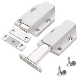 Produktbild: Drucktüröffner Push to Open Magnet Jiayi 2 Stück Heavy Duty Schrank Türöffner Tip On für Türen Beschlag Möbel Schubladen Drucköffner Schranktür Öffner Magnetschnäpper Drucktüröffner Druckschnapper