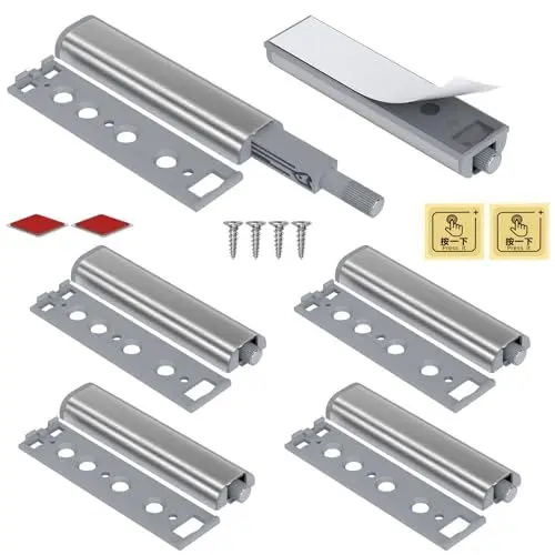 Produktbild: Drucktüröffner Push to Open Türöffner Jiayi 6 Stück Drucköffner Schrank Push Open Magnet Tip On für Türen Push to Open Schrank Schubladen Drucköffner
