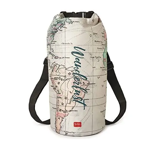 Produktbild: Legami - Wasserdichter Sack, Wasserdichter Seesack 10 Liter, Trockensack, hermetischer Verschluss, leicht, kompakt, einfach zu transportieren, Travel