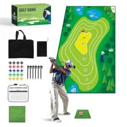 Produktbild: DSDFDS Golf Chipping Spielmatte - Mini Indoor Golf Game Mat Freizeit Golfspiel Trainingsmatt Golf Übungsmatten Minigolf Schlagmatte für Indoor Outdoor Spielgeräte Hinterhofspiel