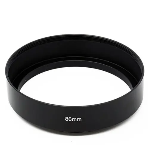 Produktbild: DSHYTDRF 86 mm x 1, 95 mm x 1, 105 mm x 1 Gewinde-Gegenlichtblende aus Metall for Standardobjektive(86mm)