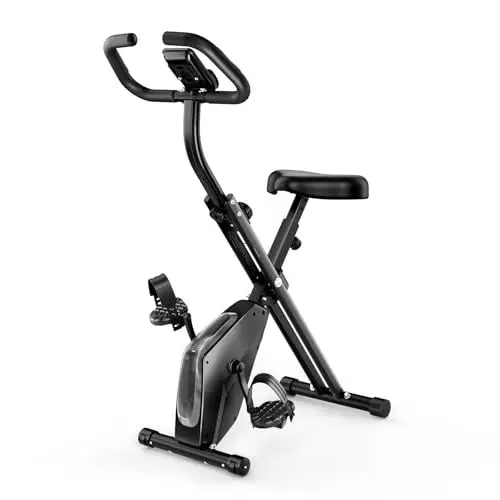 Produktbild: Botifly Heimtrainer fahrrad Klappbar Hometrainer fahrrad indoor Ergometer fahrrad Indoor Bike LCD-Display platzsparendes