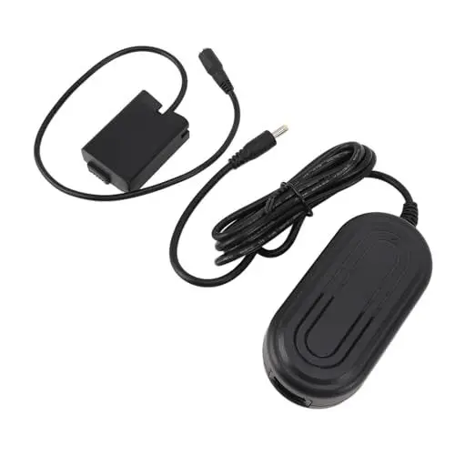 Produktbild: DSTE AC-Netzteil-Adapter und Dummy-Akku-Ladegerät-Set, Vollständig Dekodierte Kompatibilität, Intelligenter Chip, Ersetzt EN-EL25-Akku fürZ30 Z50 (EU-Stecker)