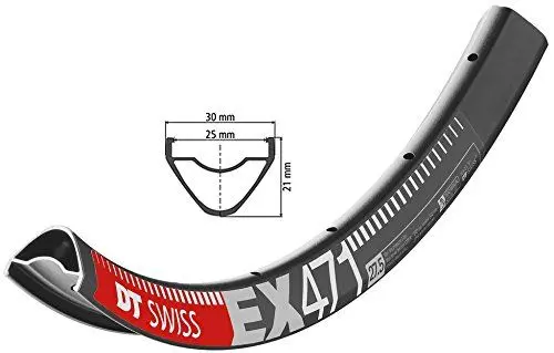 Produktbild: DT Swiss MTB-Felge EX 471 Schwarz Gr. 28 Loch