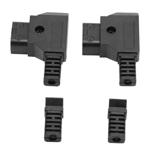 Produktbild: D-Tap-Stecker-Stecker-Set, Hervorragende Leitfähigkeit, Hervorragende Kompatibilität, Vielseitig Einsetzbar, für DSLR-Kameramonitor mit V-Mount-V-Lock-Akku