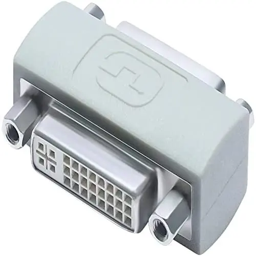 Produktbild: DTech DVI Koppler Buchse auf Buchse DVI-I auf DVI-I Adapter zum Verlängern des Monitorkabels Kompatibel mit PC Desktop Computer Monitor