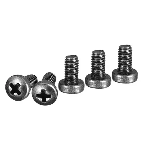 Produktbild: DTGN M3x5mm Pan Head Maschinenschrauben, 100 Stück M3 Phillips-Antrieb, metrisches Grobgewinde, Stahl, schwarz oxidiert, Schraubenbolzen-Set