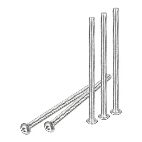 Produktbild: DTGN M4-0.7x70mm Innensechskantschrauben mit Linsenkopf - 20er Pack - Geeignet für Maschinen - 304 Edelstahl 18/8 - Vollgewinde Befestigungselemente