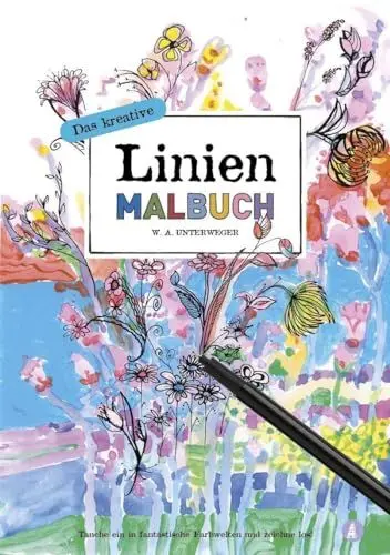 Produktbild: Das kreative Linienmalbuch: Kreativ entspannen und dabei einzigartige Kunstwerke erschaffen mit inversem Malen