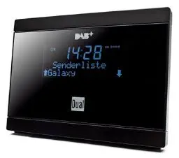 Produktbild: Dual DAB 2 A Digital-Radio Adapter mit Fernbedienung (LCD-Display, DAB(+)/UKW-Tuner, Alarmfunktion) Schwarz