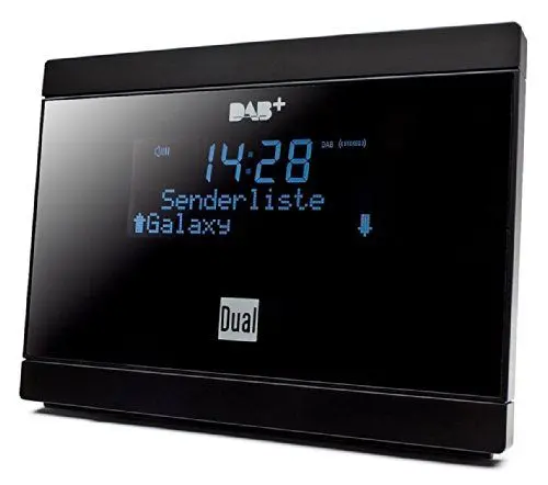 Produktbild: Dual DAB 2 A Digital-Radio Adapter mit Fernbedienung (LCD-Display, DAB(+)/UKW-Tuner, Alarmfunktion) Schwarz