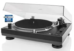 Produktbild: Dual DTJ 301.1 USB DJ-Plattenspieler (33/45 U/min, Pitch-Control, Magnet-Tonabnehmer-System, Nadelbeleuchtung, USB Kabel) schwarz