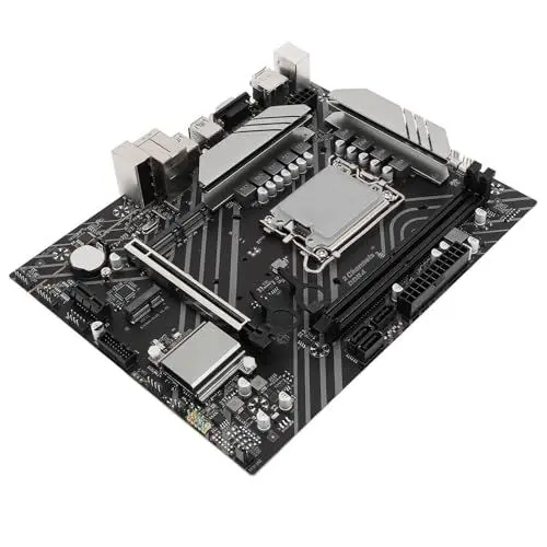 Produktbild: Dual M.2 Slot Motherboard, Gaming Motherboard, ATX DDR4 Motherboard Dual M.2 Slot PCIE 4.0 1000Mbps USB3.2 Gen1 für LGA 1700, mit Realtek ALC897 HiFi Sound