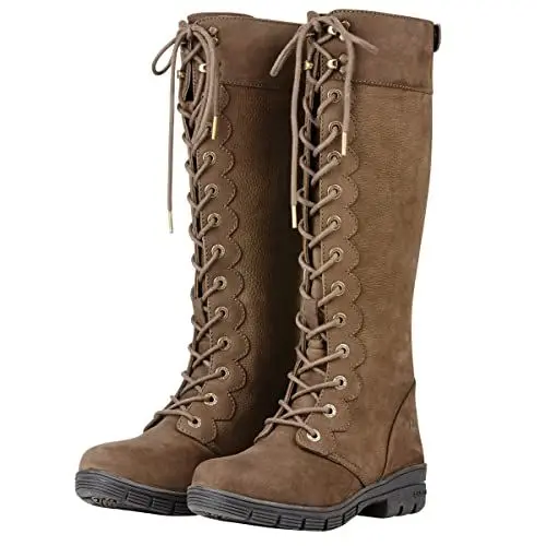 Produktbild: Dublin Damen Admiral Kniehohe Reitstiefel Landstiefel Schokolade 41