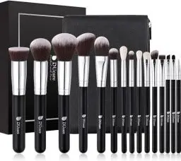 Produktbild: DUcare 15PCS Make up Pinsel Set, Professionelles Makeup Pinsel Set, einschließlich Foundation Pinsel, Puderpinsel, Konturenpinsel, Rougepinsel Makeup Pinsel Set ist für Valentinstag/Muttertag Geschenk