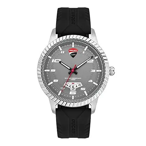 Produktbild: Ducati Herren Analog Quarz Uhr mit Kautschuk Armband DTWGN2019501