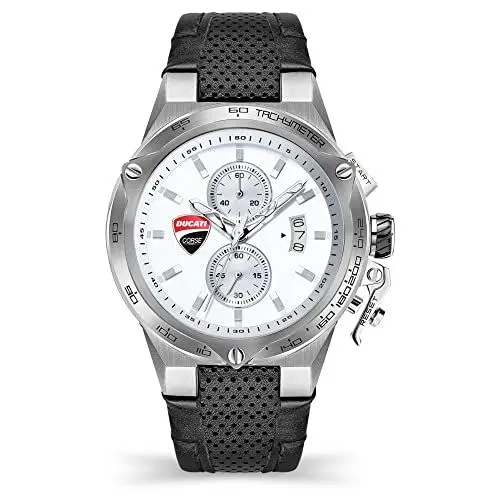 Produktbild: Ducati Herren Analog Quarz Uhr mit Leder Armband DTWGC2019104