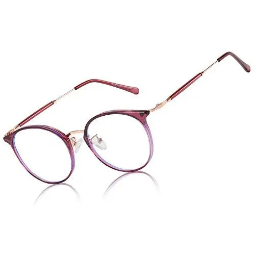 Produktbild: DUCO Gamer Brille Computerbrille Blaulicht Blendschutz Anti-Erschöpfung UV Schutzbrille für Smartphone Computer oder Fernseherbildschirm W013 (Rot)