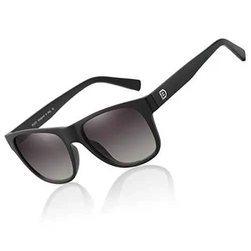 Produktbild: DUCO Herren Polarisierte Sonnenbrille Klassische Rechteckig TR-90 Rahmen UV400 2145