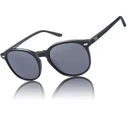 Produktbild: DUCO Retro Polarisierte Damen Sonnenbrille Vintage UV400 Schutz Sonnenbrillen Leichtgewicht Acetat Rahmen 1230 (Schwarz)