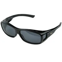 Produktbild: Duco Herren und Damen Sonnenbrillen Polarisiert Unisex Brille Überbrille für Brillenträger Fit-over Polbrille 8953 L - Schwarz, Grau