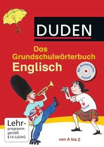 Produktbild: Duden Grundschulwörterbuch Englisch: Inkl. CD-ROM mit interaktiven Lernspielen und Hörbeispielen (Duden - Grundschulwörterbücher)
