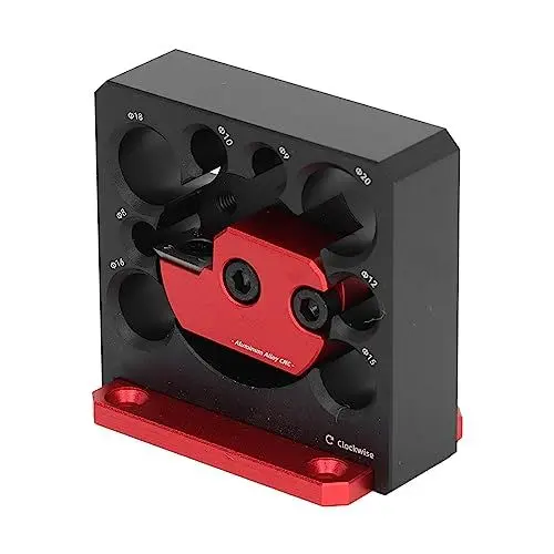 Produktbild: Dübelmacher-Vorrichtungssatz, 8–20 Mm Verstellbar 8 Löcher Elektrische Bohrmaschine Hartmetalleinsätze Dübelmacher Dübelplatte Holzstäbe Stöcke Holzbearbeitungs-Hilfswerkzeug