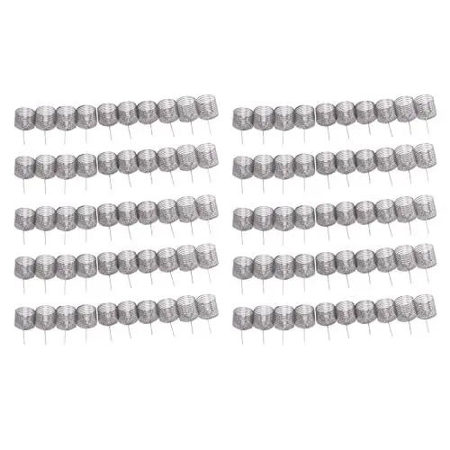 Produktbild: Düngemittel-Netzkörbe-Set, Langsam Freisetzender Düngemittel-Metalldünger-Netzkorb mit Spitzenkopf, 100 Stück, für den Garten (18 x 5 cm / 7,09 x 1,97 Zoll)