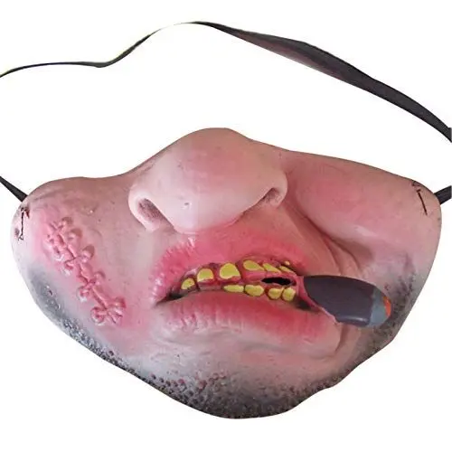 Produktbild: duhe189014 2020 Neue lustige Erwachsene -Maske Halloween-Latex-Clown-Rollenspiel Half Face Scary Mask Maskerade Halloween- -Dekoration Halloween Cosplay Horrible Mask
