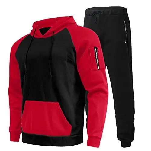 Produktbild: DUHGBNE 2 Euro Artikel Jogginganzug Herren Tracksuit 2 Piece Sweatshirt Sporthose Jogginganzug Herren Hoodie MäNner Sportanzug Tracksuit Gratis Artikel 0 Euro