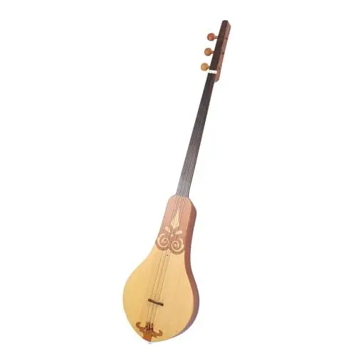 Produktbild: Dulcimer-Gitarre, Tragbare 3-saifige Dulcimer-Fichte und Mahagoni-Dulcimer-Gitarre für die Praxis-Performance